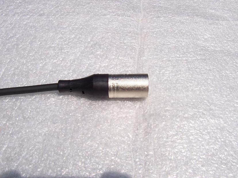 XLR connector.